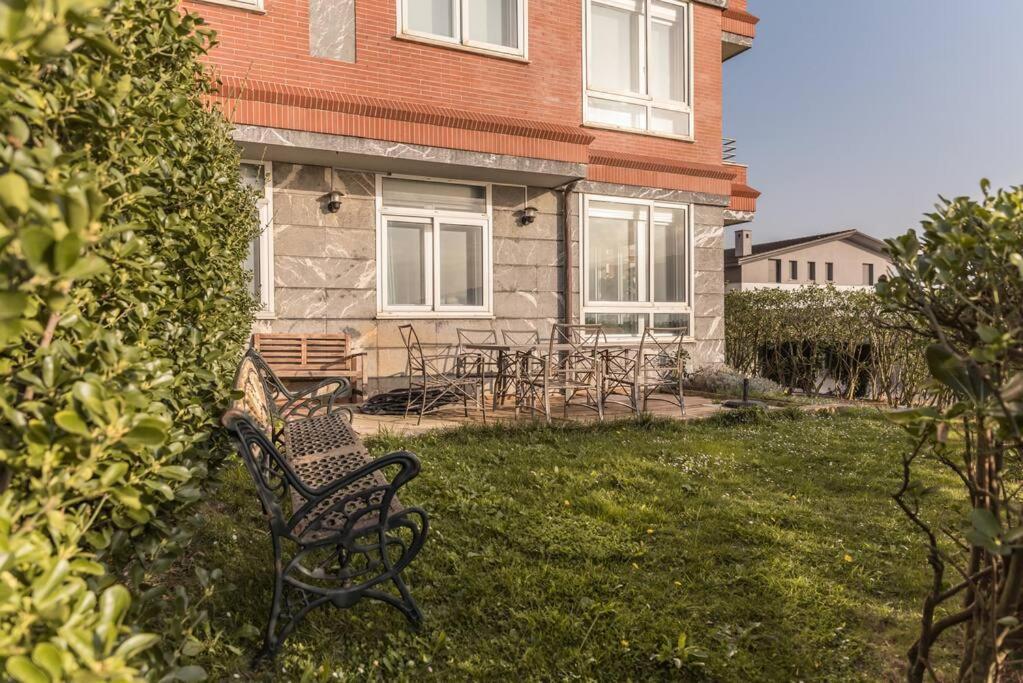 Flat With 160 M Of Garden, Sea Views Bilbao-Getxo Apartment ภายนอก รูปภาพ